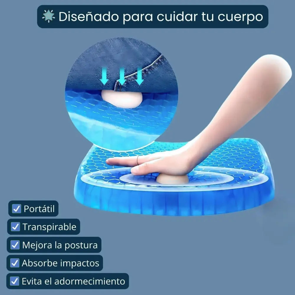 Cojín de Gel Ortopédico Premium