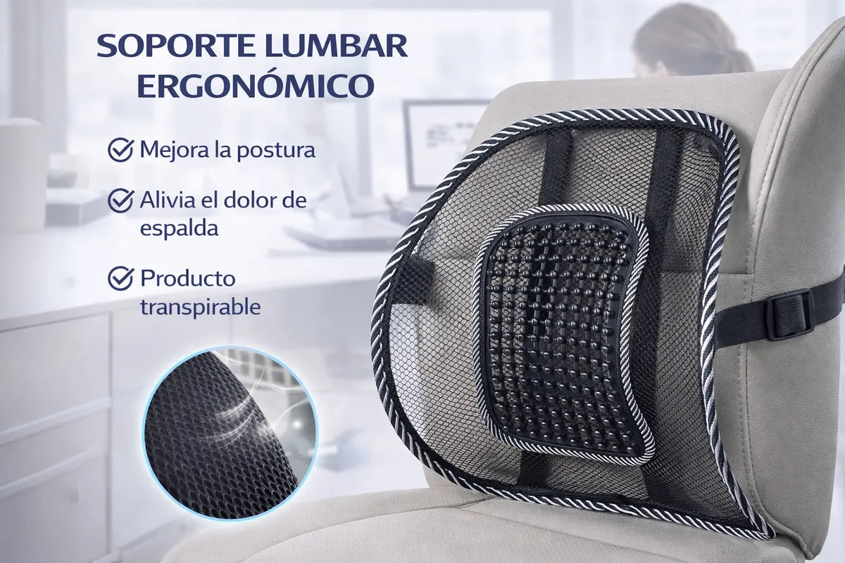 Soporte lumbar Ergonómico
