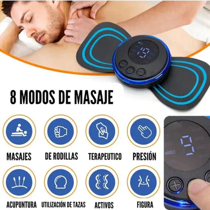 Mini Parche Masajeador Eléctrico Portátil