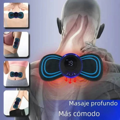 Mini Parche Masajeador Eléctrico Portátil